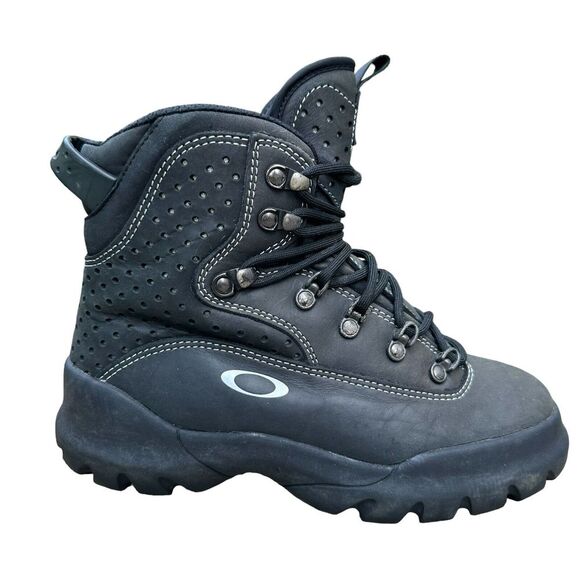 Oakley Shoes - Vintage Oakley Nail Y2K‎ High Tactical Boots Men's 6.5 / Women's 8 Black Leather